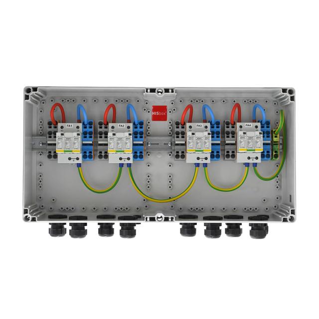 HISbox DC Combiner 1000V, 4MPPT, IN2/OUT2